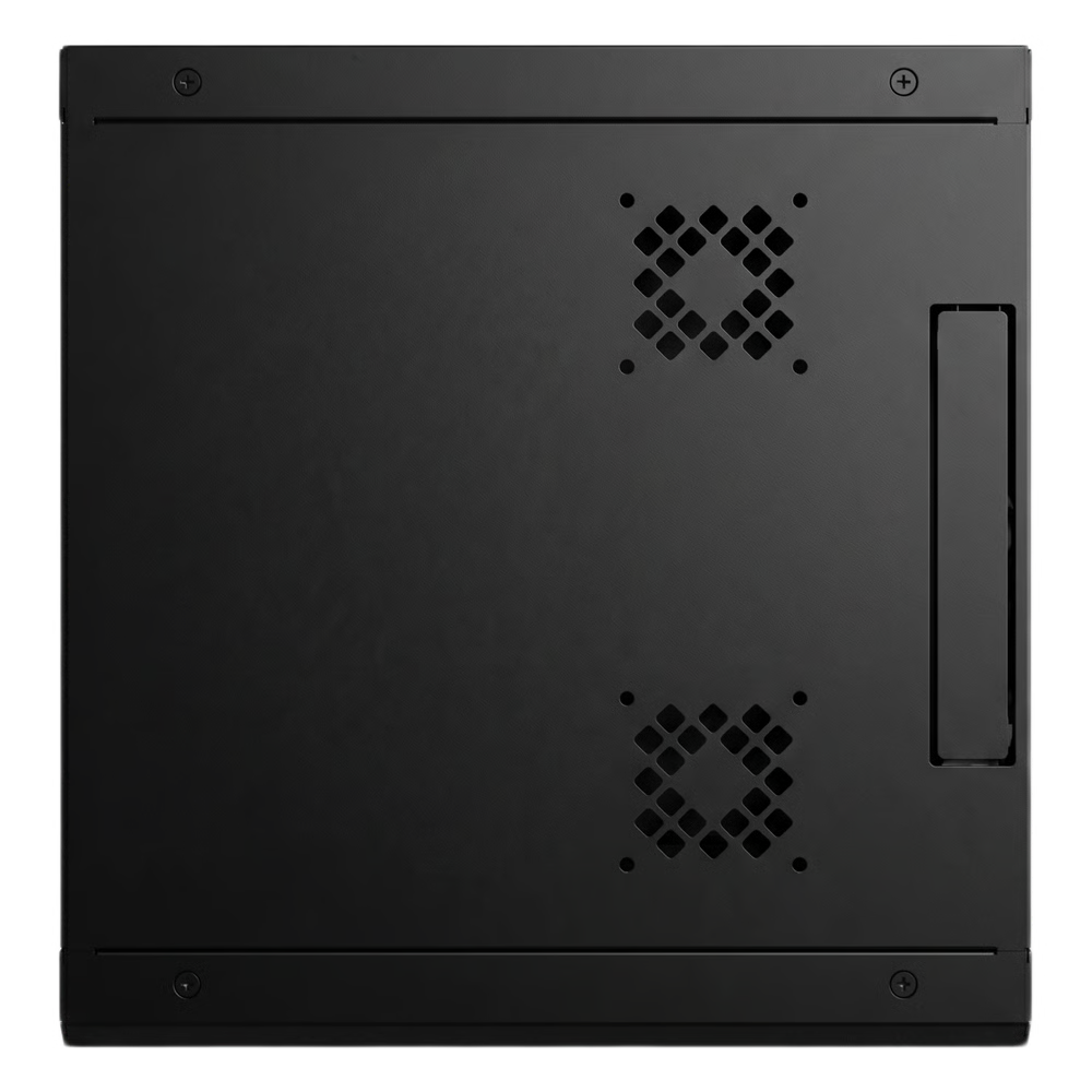 GABINETE DE PARED CON PUERTA DE CRISTAL TEMPLADO, 635MM DE PROFUNDIDAD, 6U RACK DE 19 IN, ACERO REFORZADO