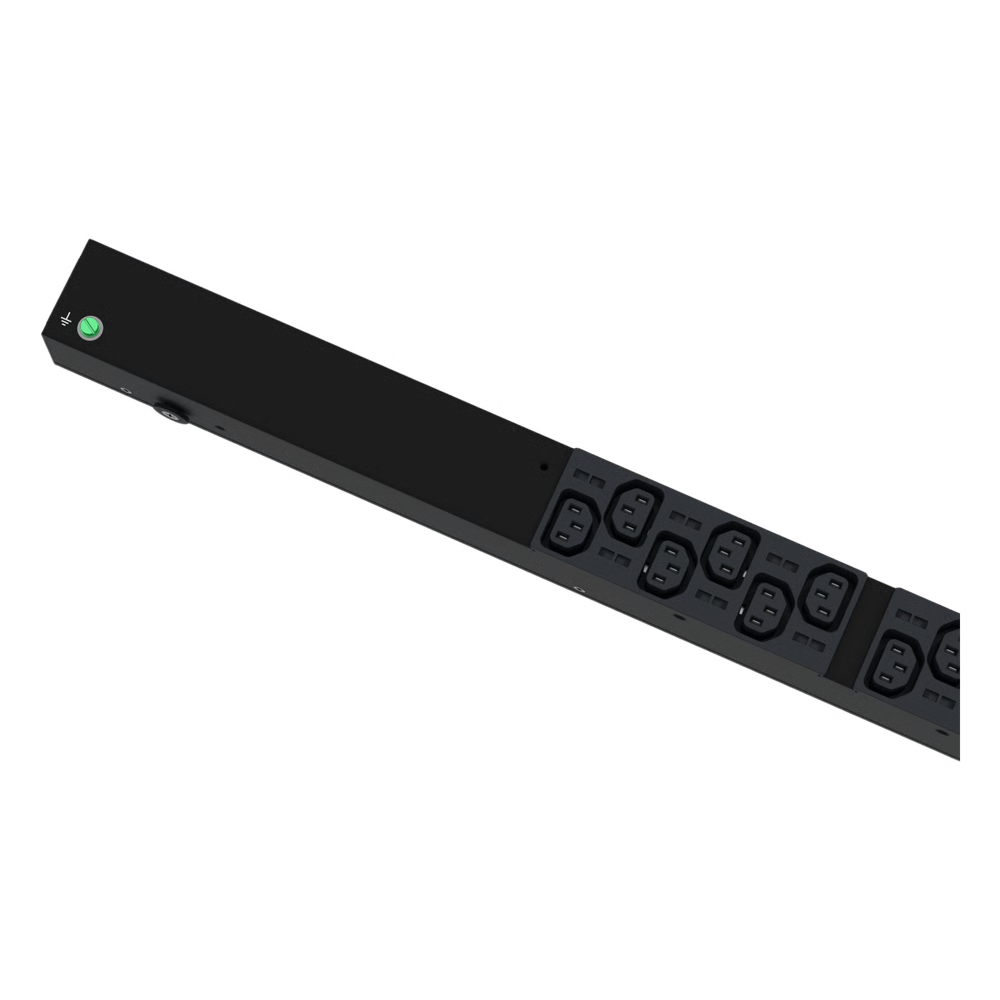PDU G6 MONITOREABLE (MI) PARA DISTRIBUCIÓN DE ENERGÍA, ENCHUFE DE ENTRADA NEMA L6-20P, CON 20 SALIDAS C13 Y 4 C19, DE INSTALACIÓN VERTICAL, 208 VCA, 20 AMP