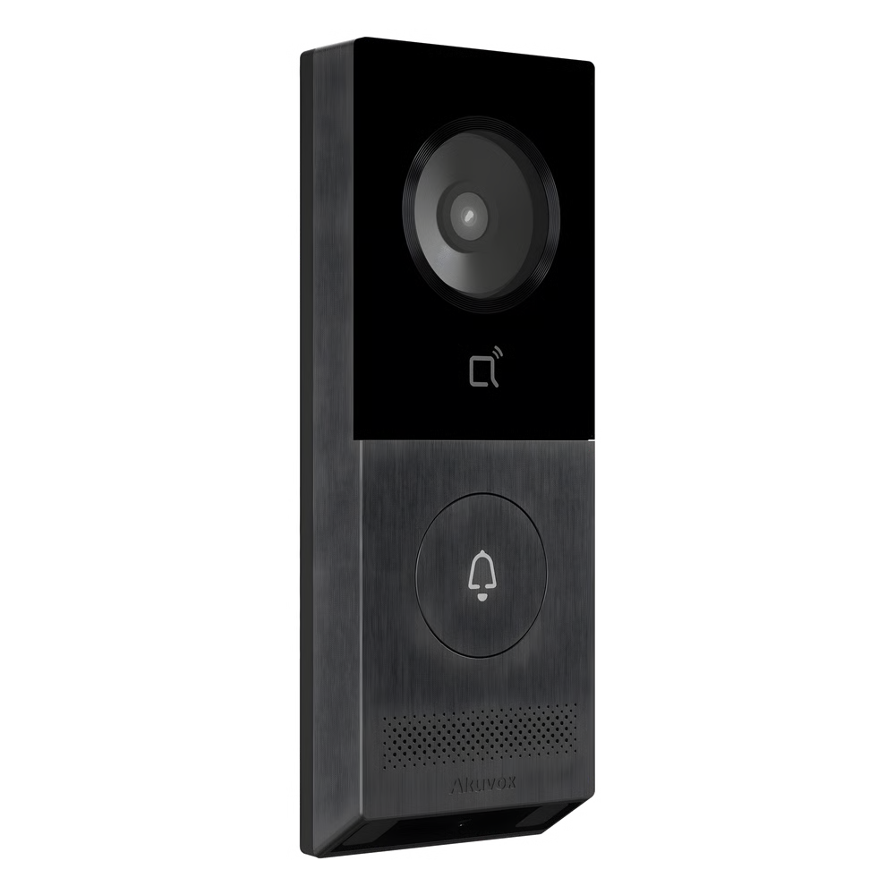 VIDEOPORTERO IP / DETECCIÓN DE PAQUETES / ESCANEO QR / 5MP CÁMARA PRINCIPAL + 2MP AUXILIAR / LLAMADA A APP / COMPATIBLE CON MONITORES AKUVOX / COMPATIBLE SIP Y ONVIF / POE / IP66 / IK08