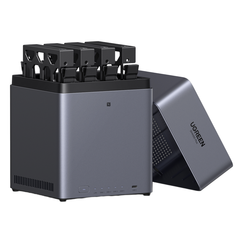UGREEN 85449 - NAS 4 BAHÍAS / PROCESADOR RK3588C / 8 GB RAM / 2.5GBE / HDMI 4K / USB 3.2 TYPE-C / RAID 0/1/5/6/10