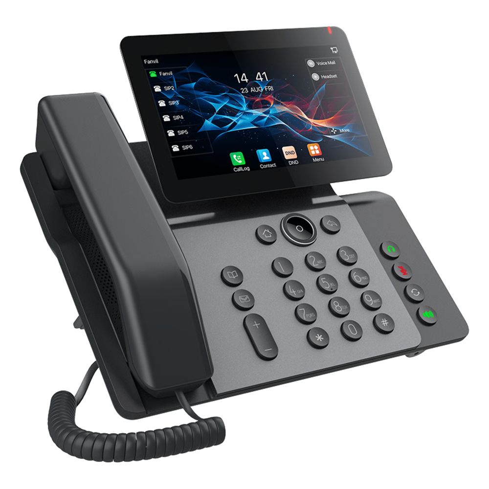 VIDEOTELEFONO IP WI-FI, 20 LINEAS SIP, PUERTOS GIGABIT, POE CON PUERTO USB, BLUETOOTH