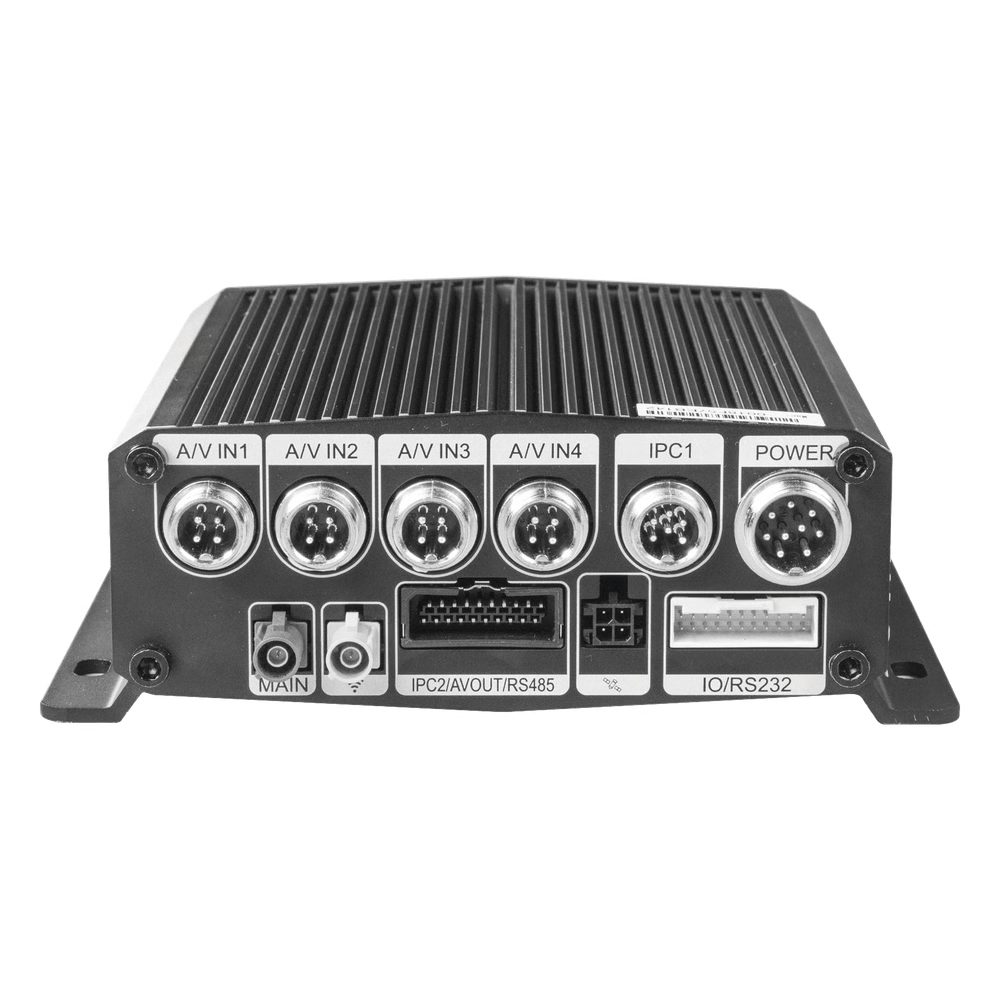 DVR MÓVIL / MULTIPLATAFORMA / 4 CANALES AHD + 2 CANALES IP/ ALMACENAMIENTO EN MEMORIA MICRO SD / H.265 / CHIP IA EMBEBIDO / SOPORTA 4G / GPS