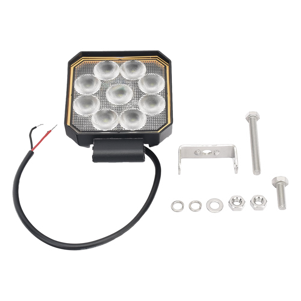 LUZ DE TRABAJO DE 9 LED BLUETOOTH, 1500 LUMENES, 12-24 VCD