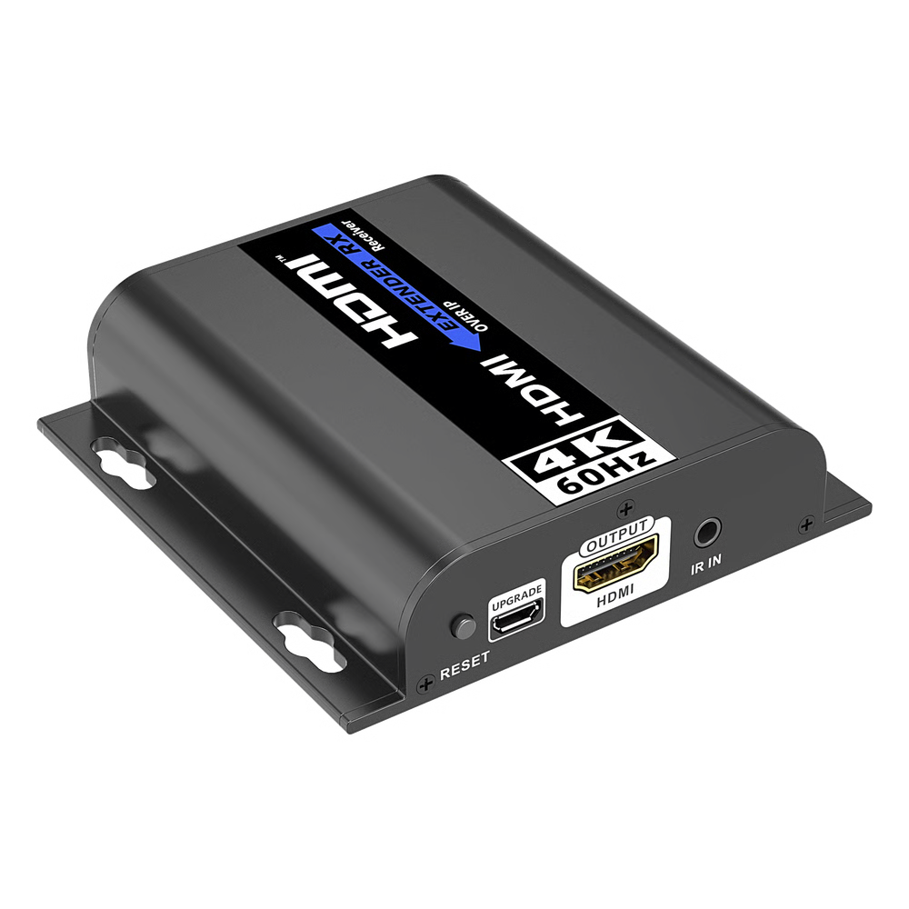 KIT EXTENSOR HDMI | AV SOBRE IP | SOLO RECEPTOR | 4K@60HZ | 120 M | HDMI 2.0 | HDCP 2.2 | 18 GBPS | CONEXIÓN 1:1 , 1:N, N:1 , N:N | IR BIDIRECCIONAL | COMPATIBLE CON APP IMMS