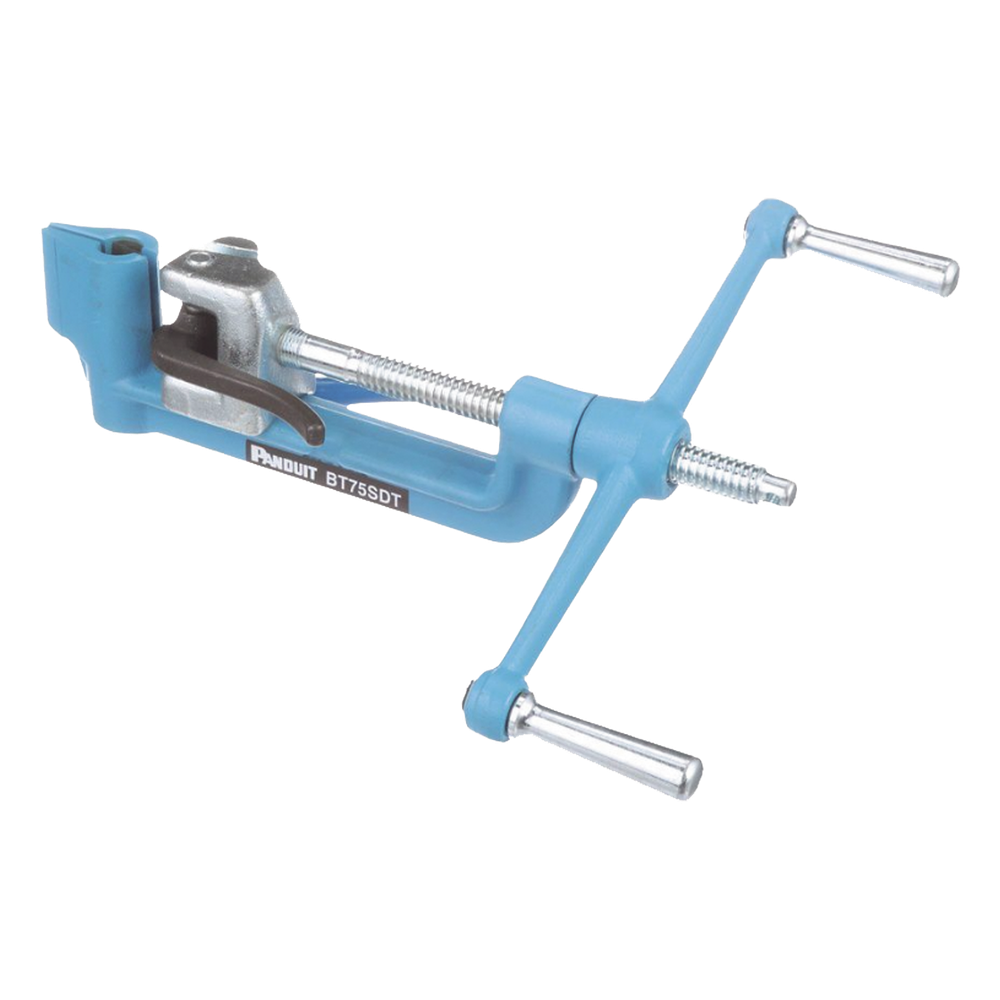 PANDUIT BT75SDT - FLEJADORA MANUAL / AJUSTE DE TENSIÓN Y CORTE / 19.1 MM (0.75 IN) / ENTRADA LATERAL / OPERACIÓN SIN ENE