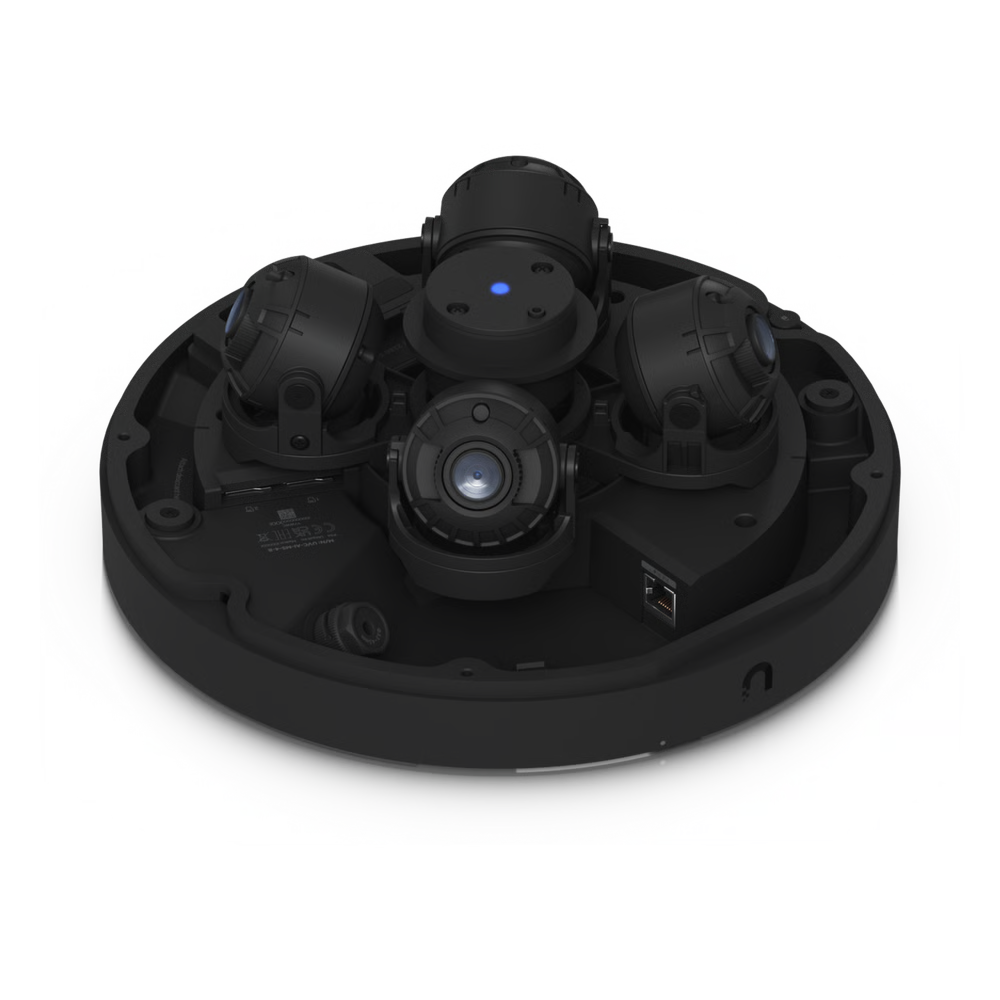 CÁMARA MULTISENSOR AI DE 32 MP CON 4 LENTES AJUSTABLES, ZOOM ÓPTICO 2.33×, COBERTURA IR 360°, MOTOR AI MULTI-TOPS Y ALIMENTACIÓN POE++ PARA MONITOREO DE AMPLIA COBERTURA