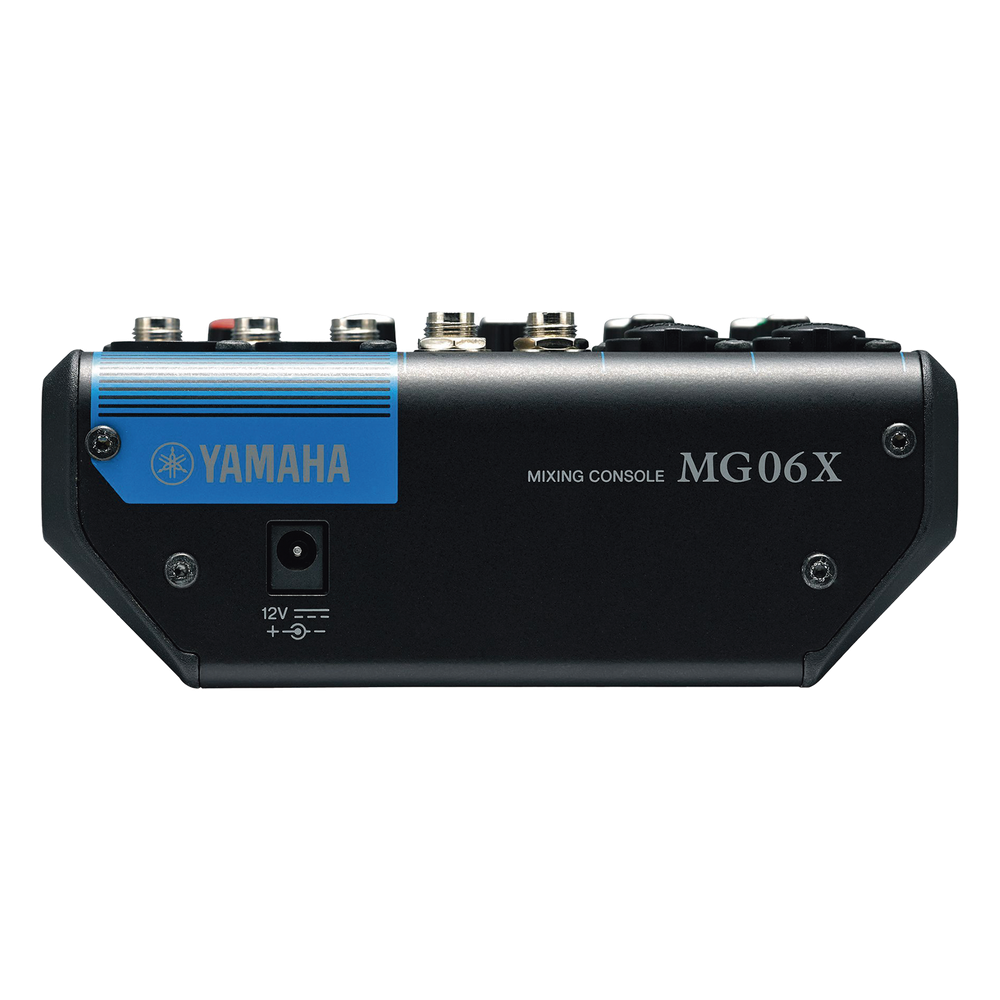 YAMAHA MG-06X - MEZCLADORA DE AUDIO / 6 CANALES / 2 ENTRADAS MICRÓFONO + 4 ENTRADAS LÍNEA / EFECTOS SPX INTEGRADOS / PHA