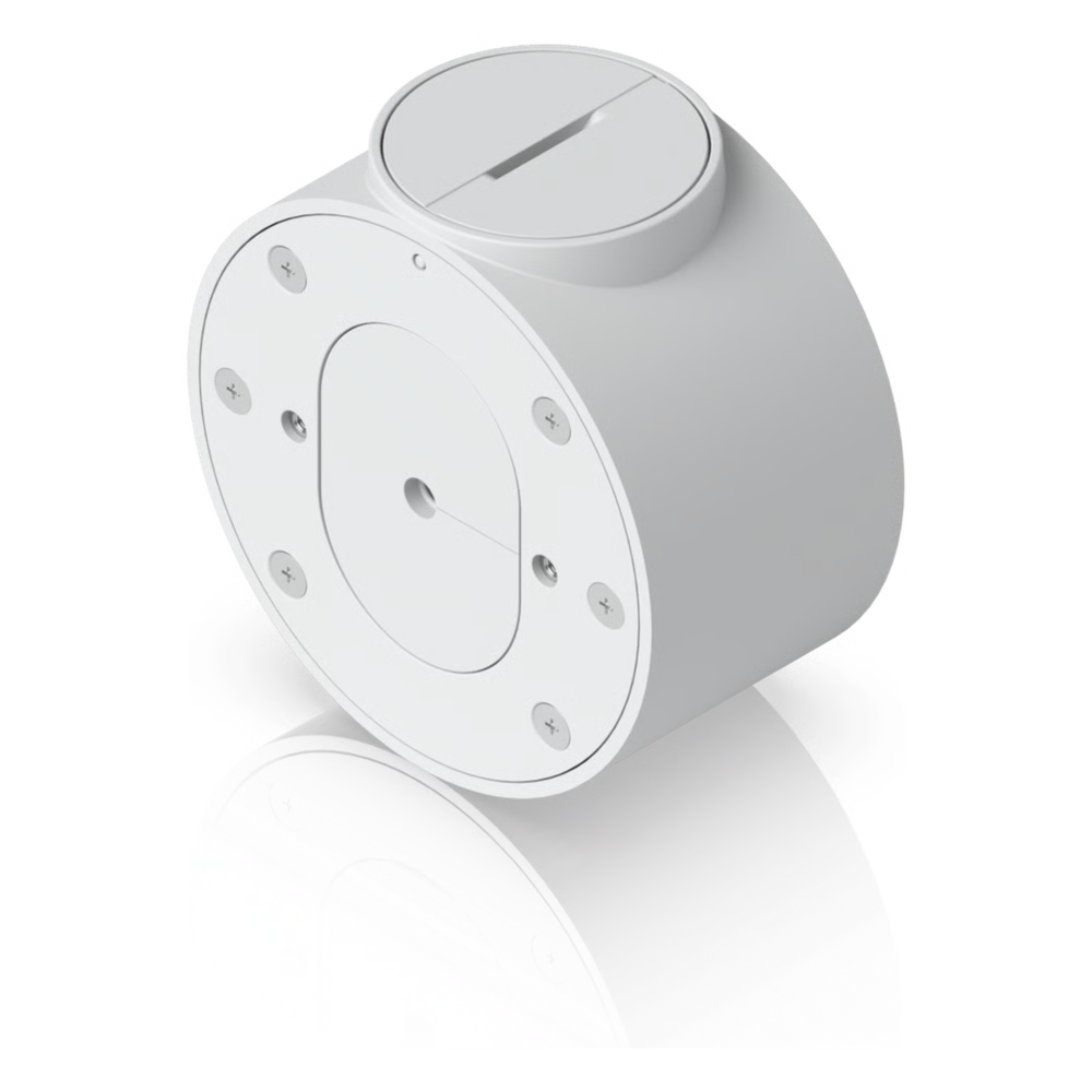 CAMERA COMPACT JUNCTION BOX – CAJA DE CONEXIONES ANTIMANIPULACIÓN PARA CÁMARAS COMPACTAS DOME Y TURRET COLOR BLANCO