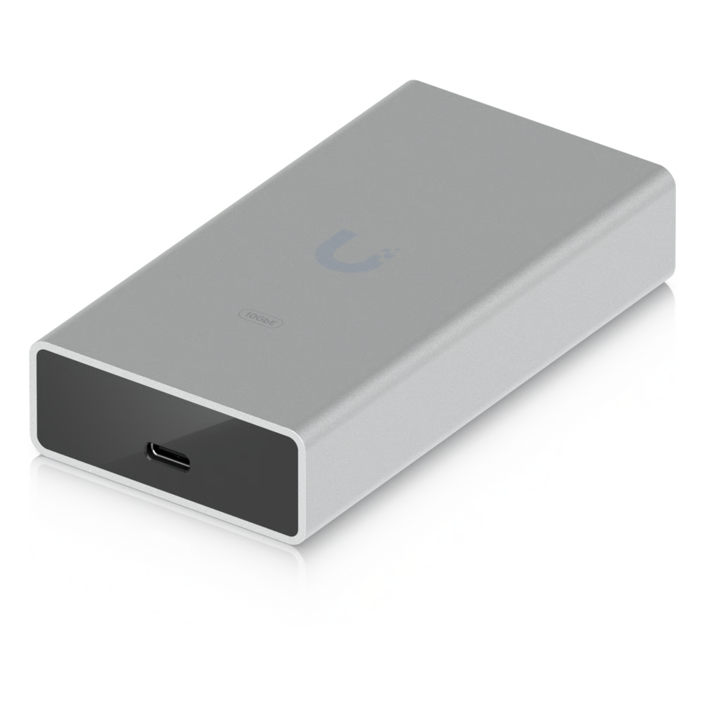 ADAPTADOR USB-C A ETHERNET 10 GBE PLUG-AND-PLAY QUE PERMITE CONECTIVIDAD DE ALTA VELOCIDAD EN EQUIPOS COMPATIBLES CON USB4 / THUNDERBOLT, IDEAL PARA ENTORNOS PROFESIONALES DE RED
