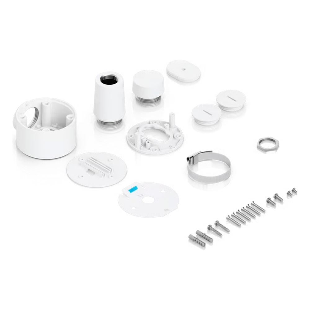 CAMERA COMPACT JUNCTION BOX – CAJA DE CONEXIONES ANTIMANIPULACIÓN PARA CÁMARAS COMPACTAS DOME Y TURRET COLOR BLANCO