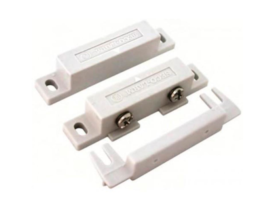 CONTACTO MAGNETICO DE MONTAJE EN SUPERFICIE CON TERMINAL DE TORNILLO / SECO-LARM SM-200Q/W / COLOR BLANCO SEPARACION DE 3/4 (19MM) NORMALMENTE CERRADO / CERTIFICADO UL-Sensores de Alarma-SECO-LARM-Bsai Seguridad & Controles