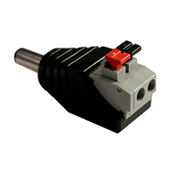 SAXXON SX52A - ADAPTADORES MACHOTIPO JACK POLARIZADO / PAQUETE DE 10 PIEZAS / TERMINALES DE PRESIÓN / FÁCIL INSTALACIÓN/ 12V-Conectores de Energía-SAXXON-Bsai Seguridad & Controles