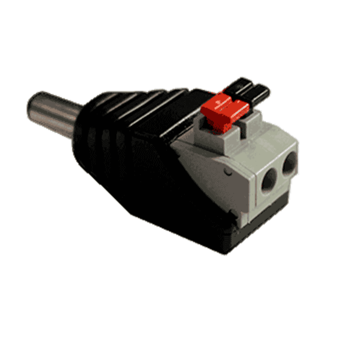 SAXXON SX52A - ADAPTADORES MACHOTIPO JACK POLARIZADO / PAQUETE DE 10 PIEZAS / TERMINALES DE PRESIÓN / FÁCIL INSTALACIÓN/ 12V-Conectores de Energía-SAXXON-Bsai Seguridad & Controles