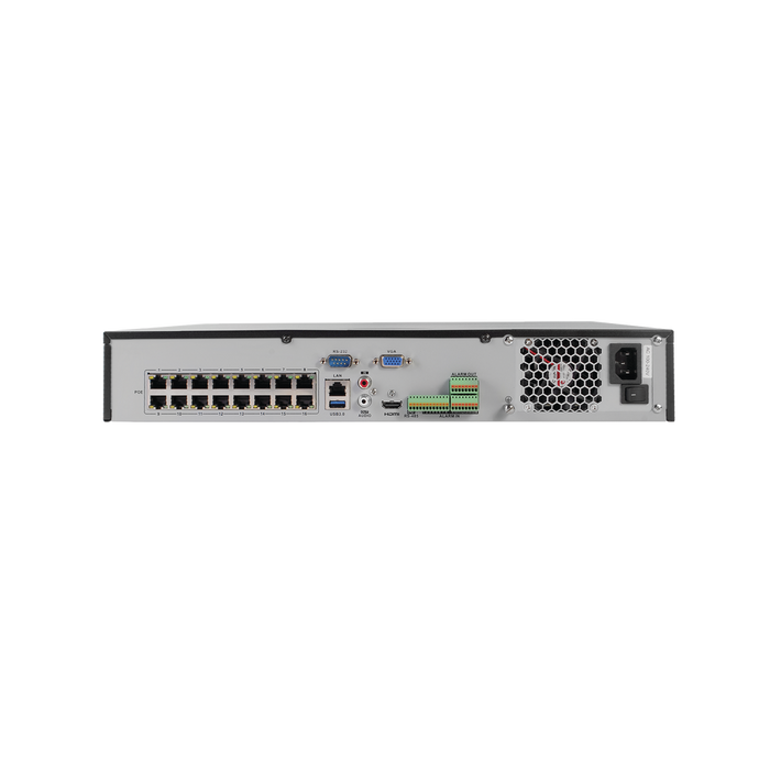 NVR 12 MEGAPIXEL (4K) / 32 CANALES IP / 16 PUERTOS POE+ / SWITCH POE 300 MTS / HDMI EN 4K / SOPORTA POS-Nvrs-HIKVISION-DS-7732NI-I4/16P-Bsai Seguridad & Controles