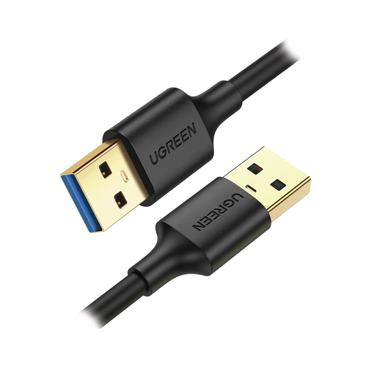 CABLE USB-A 3.0 A USB-A 3.0 / 2 METROS / MACHO A MACHO / CONECTOR NIQUELADO / NÚCLEO DE COBRE ESTAÑADO / BLINDAJE MÚLTIPLE / VELOCIDAD 5GBPS / NO REQUIERE CONTROLADOR / COMPATIBLE CON USB2.0 Y USB 1.1-Accesorios Generales-UGREEN-10371-Bsai Seguridad & Controles