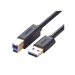 CABLE USB-A 3.0 MACHO A USB-B MACHO / IDEAL PARA IMPRESORA, ESCÁNER, PIANOS, BARRAS DE SONIDO, ETC. / PLUG & PLAY / COMPATIBILIDAD UNIVERSAL / 2 METROS-Accesorios Generales-UGREEN-10372-Bsai Seguridad & Controles