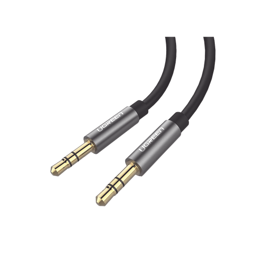 UGREEN Cable Audio Jack 3.5 Macho Macho Nylon Trenzado Plano Cable