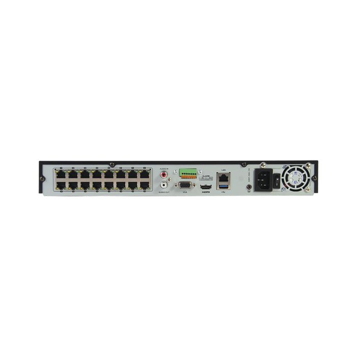 NVR 12 MEGAPIXEL (4K) / 16 CANALES / H.265+ / HIK-CONNECT / SWITCH POE 300 MTS / 2 HDD / HDMI EN 4K-Nvrs-HIKVISION-DS-7616NI-I2/16P-Bsai Seguridad & Controles