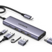 HUB USB-C (DOCKING STATION) 5 EN 1 / HDMI 2.0 4K@30HZ / 3 USB-A 3.0 (5GBPS) / USB-C PD CARGA 100W / CABLE TRENZADO DURADERO / CARCASA DE ALUMINIO.-Accesorios Generales-UGREEN-15596-Bsai Seguridad & Controles