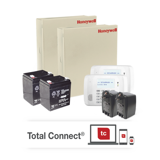 2 PANALES DE ALARMA VISTA48/6162RF CON RECEPTOR INALAMBRICO, BATERÍA Y TRANSFORMADOR-Alarmas-HONEYWELL-Bsai Seguridad & Controles