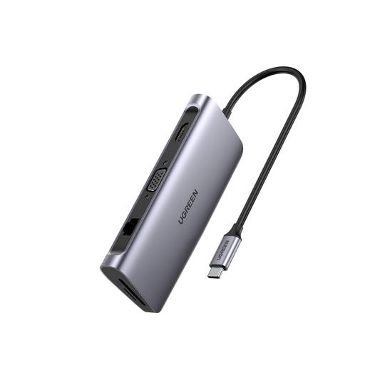 HUB USB-C HDMI / ETHERNET / VGA / 9 EN 1-Megafonia y Audioevacuacion-UGREEN-40873-Bsai Seguridad & Controles