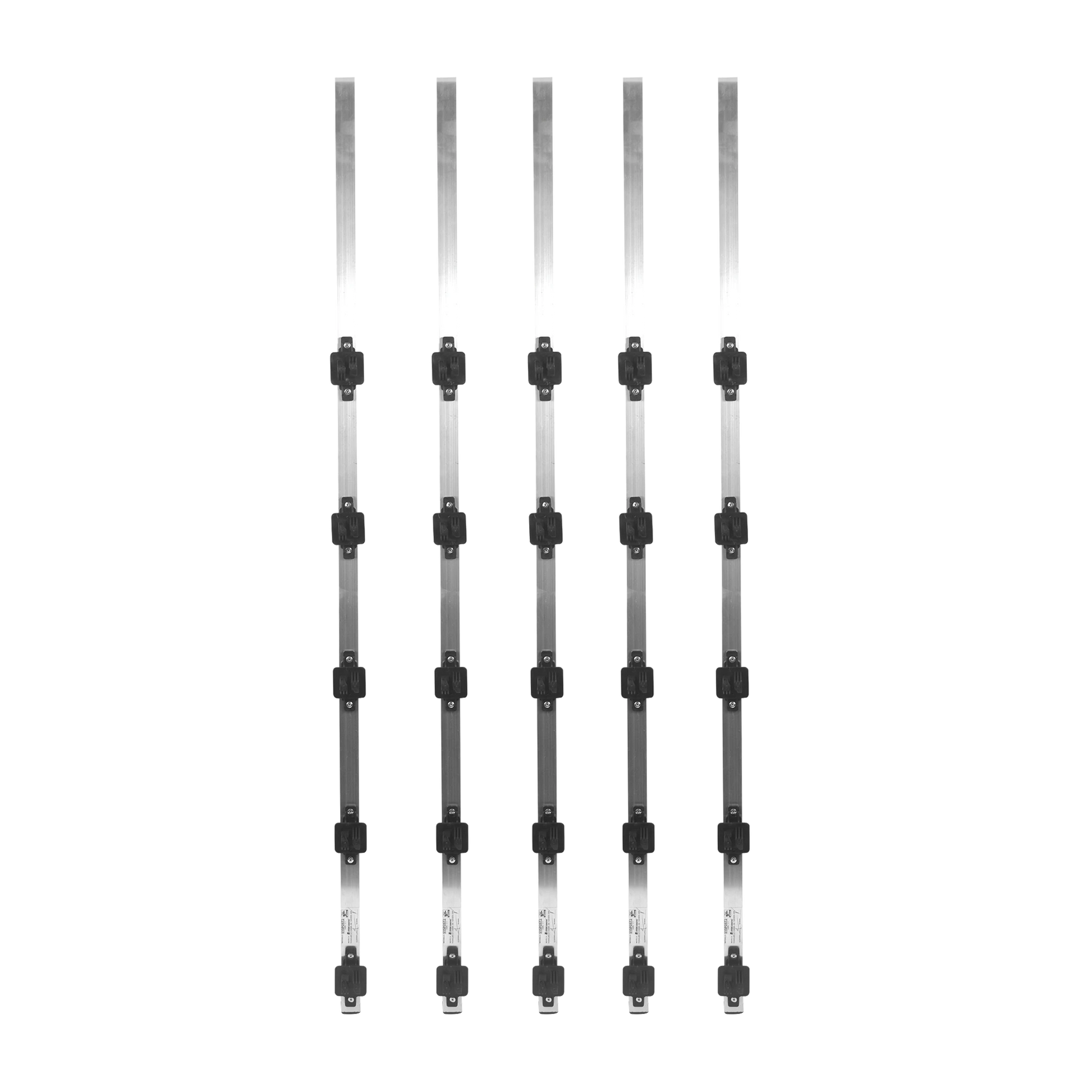 (5 PIEZAS) POSTE DE PASO DE 1M PARA CERCA ELECTRIFICADA DE TUBO GALVANIZADO CAL. 18 DE 1DIAM. CON 5 AISLADORES INSTALADOS.-Cercas Eléctricas-EPCOM INDUSTRIAL-Bsai Seguridad & Controles