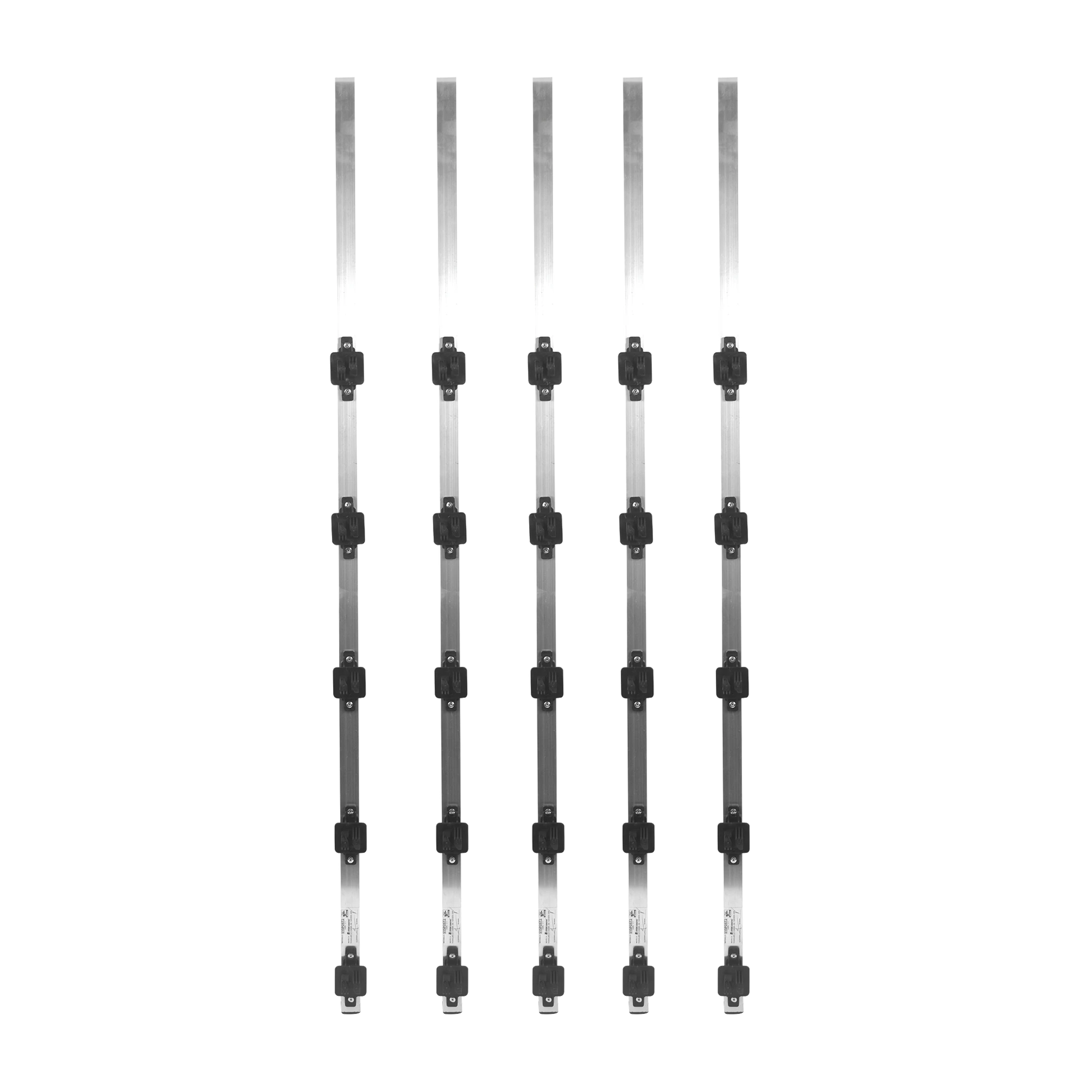 (5 PIEZAS) POSTE DE PASO DE 1M PARA CERCA ELECTRIFICADA DE TUBO GALVANIZADO CAL. 18 DE 1DIAM. CON 5 AISLADORES INSTALADOS.-Cercas Eléctricas-EPCOM INDUSTRIAL-Bsai Seguridad & Controles