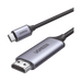 CABLE USB-C 3.1 A HDMI 4K / 1.5M / COMPATIBLE CON THUNDERBOLT 3 & 4 / ADAPTADOR TIPO-C A HDMI / 4K@60HZ / SOPORTA MODO ESPEJO Y MODO EXTENDIDO / CARCASA DE ALUMINIO / NYLON TRENZADO / CONECTOR NIQUELADO / BLINDAJE MULTICAPA-Cables y Conectores-UGREEN-50570-Bsai Seguridad & Controles