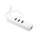HUB USB-C A 3 USB 3.0 (5GBPS) + 1 RJ45 (100MBPS) / LED INDICADOR / LONGITUD 20 CM / ABS / COLOR BLANCO / 4 EN 1-Accesorios-UGREEN-50625-Bsai Seguridad & Controles