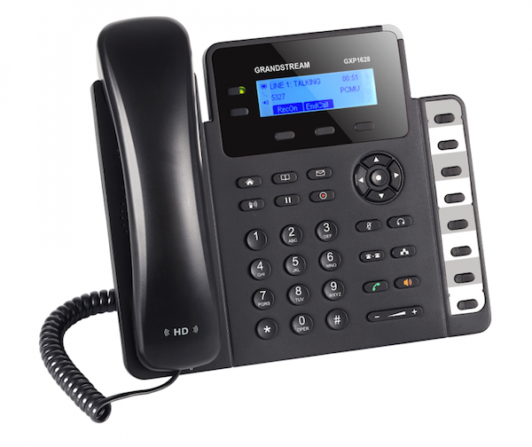TELÉFONO IP SMB DE 2 LÍNEAS CON 3 TECLAS DE FUNCIÓN, 8 TECLAS BLF Y CONFERENCIA DE 3 VÍAS, POE-VoIP y Telefonía IP-GRANDSTREAM-GXP-1628-Bsai Seguridad & Controles