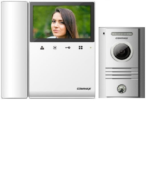 Kit Video Portero Commax 2 Monitores 4.3 Pulgadas Interfon