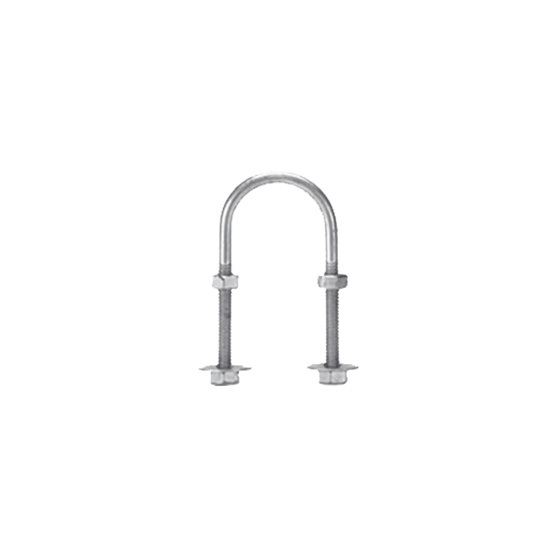 ABRAZADERA TIPO U DE 1 1/2", CON ACABADO ELECTRO ZINC, NO INCLUYE TUERCAS Y ARANDELAS-Accesorios Charola-CHAROFIL-Bsai Seguridad & Controles