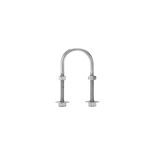 ABRAZADERA TIPO U DE 1 1/2", CON ACABADO ELECTRO ZINC, NO INCLUYE TUERCAS Y ARANDELAS-Accesorios Charola-CHAROFIL-Bsai Seguridad & Controles