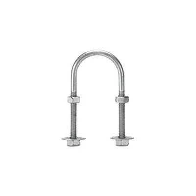 ABRAZADERA TIPO U DE 3/4", CON ACABADO ELECTRO ZINC, NO INCLUYE TUERCAS Y ARANDELAS-Accesorios Charola-CHAROFIL-Bsai Seguridad & Controles