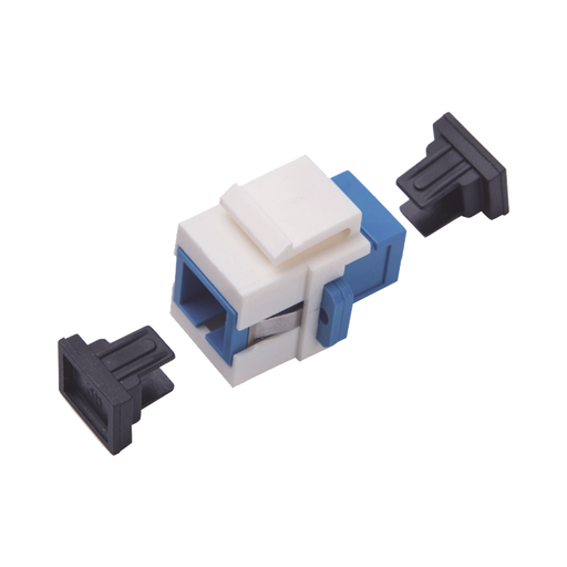 ACOPLADOR KEYSTONE DE FIBRA OPTICA MONOMODO SC/PC SIMPLEX A SC/PC SIMPLEX-Jacks / Plugs-LINKEDPRO-Bsai Seguridad & Controles