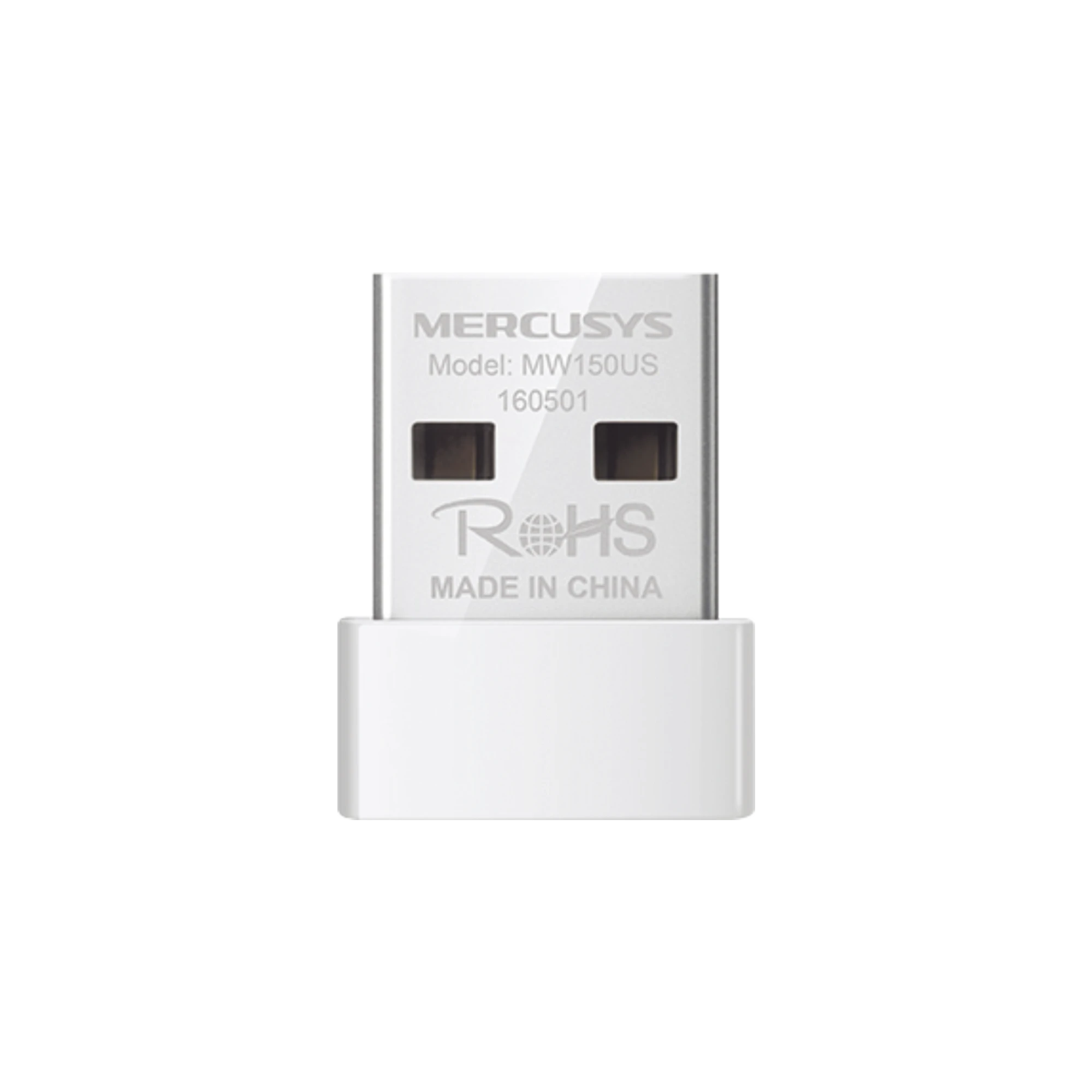 ADAPTADOR INALÁMBRICO N USB 2.0 DE 150 MBPS 2.4 GHZ CON 1 ANTENA INTERNA-Redes WiFi-MERCUSYS-Bsai Seguridad & Controles