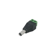 ADAPTADOR TIPO JACK DE 3.5 MM MACHO POLARIZADO DE 12 VCD CON TERMINALES DE TORNILLO.-Cableado-EPCOM POWERLINE-Bsai Seguridad & Controles