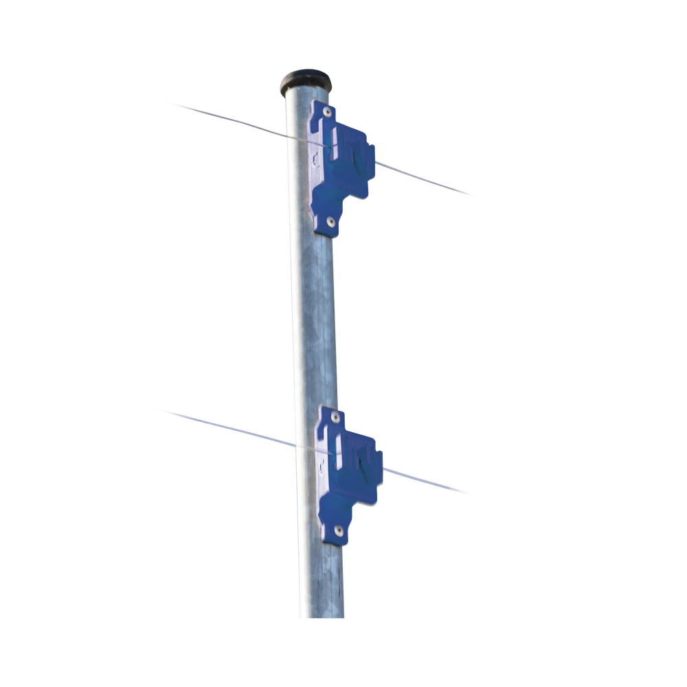 AISLADOR DE PASO COLO AZUL REFORZADO PARA CERCOS ELÉCTRICOS, RESISTENTE AL CLIMA EXTREMOSO-Cercas Eléctricas-SFIRE-Bsai Seguridad & Controles