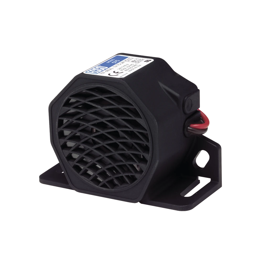 ALARMA DE REVERSA DE MULTI-FRECUENCIA,12-24 V , 97 DBA-Sirenas / Bocinas / Controladores-ECCO-Bsai Seguridad & Controles