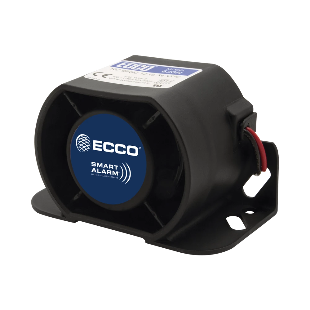 ALARMA DE REVERSA INTELIGENTE 12-24 V, 82- 107 DBA-Sirenas / Bocinas / Controladores-ECCO-Bsai Seguridad & Controles