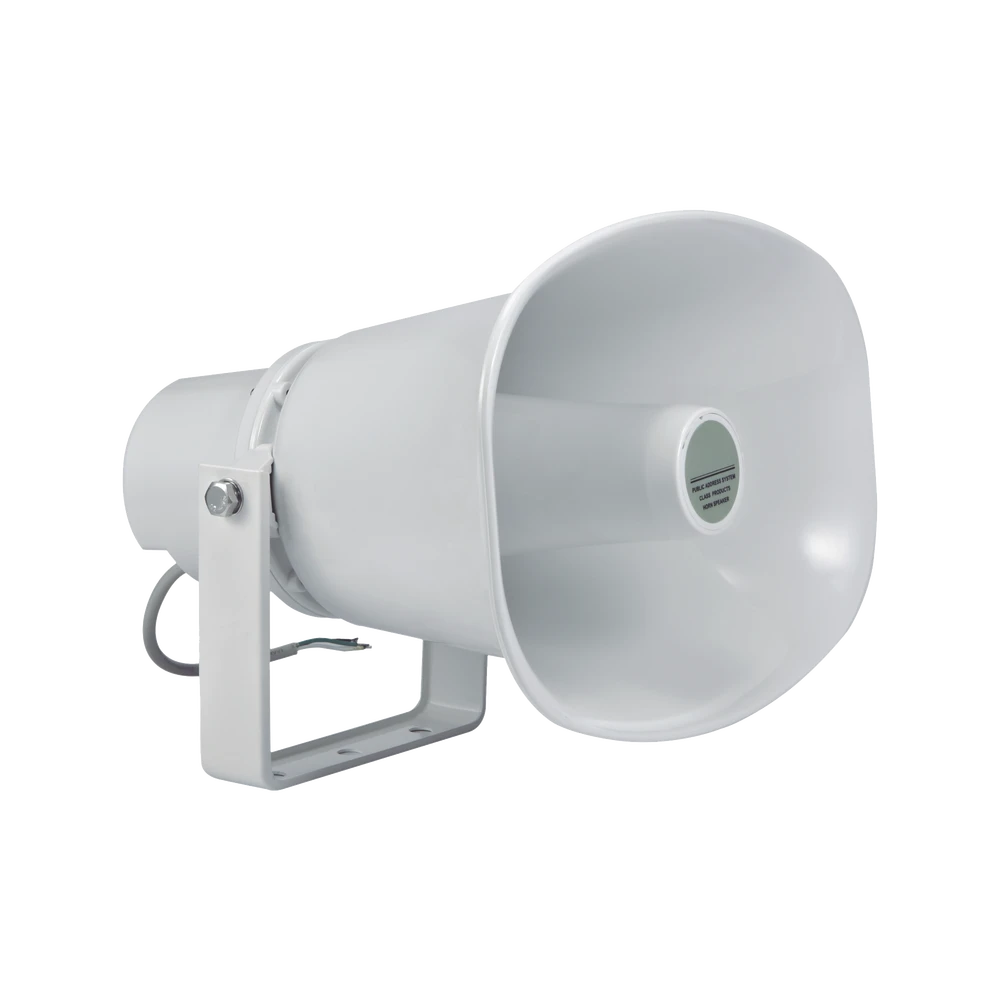 ALTAVOZ PARA EXTERIOR, 15W-30W, 100V, IP66, MATERIAL ABS, BRACKET DE METAL-Megafonia y Audioevacuacion-EPCOM PROAUDIO-Bsai Seguridad & Controles