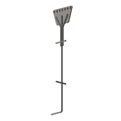 ANCLA DE PISO TIPO PALETA 7 ORIFICIOS PARA RETENIDA. PLACA: 3/4", REDONDO: 1", ALTURA: 210 CM. GALV. INMERSIÓN-Accesorios para Torres Arriostradas-SYSCOM TOWERS-Bsai Seguridad & Controles