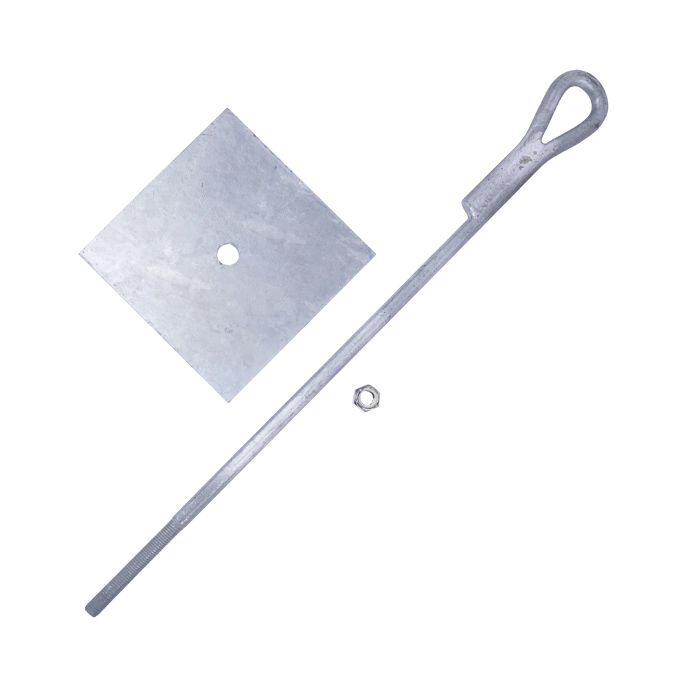 ANCLA PARA RETENIDA PARA MURO CON OJO DE LLAVE GALVANIZADO POR INMERSIÓN EN CALIENTE-Accesorios para Torres Arriostradas-SYSCOM TOWERS-Bsai Seguridad & Controles