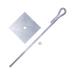 ANCLA PARA RETENIDA PARA MURO CON OJO DE LLAVE GALVANIZADO POR INMERSIÓN EN CALIENTE-Accesorios para Torres Arriostradas-SYSCOM TOWERS-Bsai Seguridad & Controles