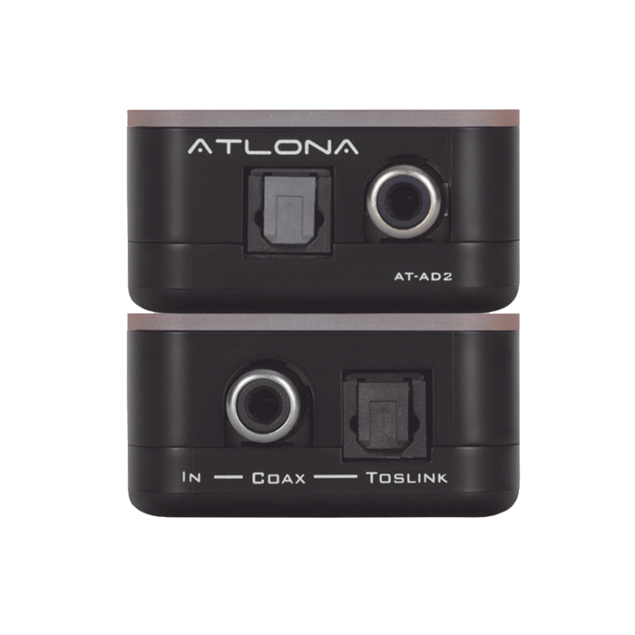 ATLONA OPTICAL/COAXIAL TO OPTICAL/COAXIAL CONVERTER/BOOSTER-VoIP - Telefonía IP - Videoconferencia-ATLONA-AT-AD2-Bsai Seguridad & Controles
