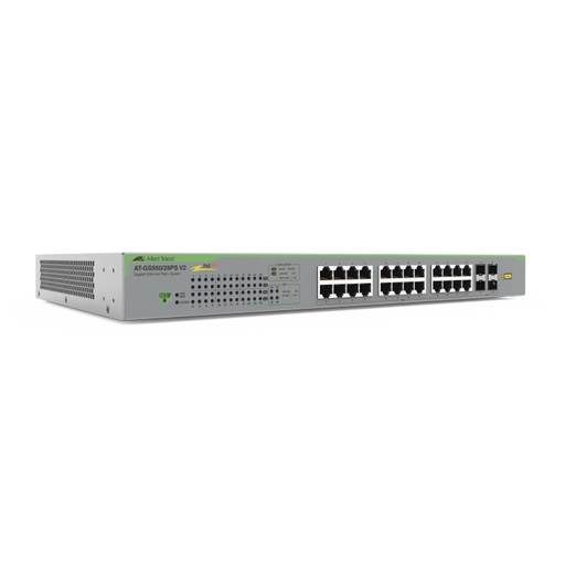AT-GS950/28PS-V2-10 -- ALLIED TELESIS -- al mejor precio $ 16025.10 -- Automatización e Intrusión,Networking,Redes y Audio-Video,Switches PoE