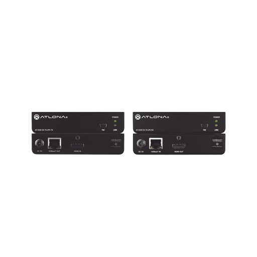 ATLONA 4K HDR TRANSMITTER AND RECEIVER SET-VoIP y Telefonía IP-ATLONA-AT-HDR-EX-70-2PS-Bsai Seguridad & Controles