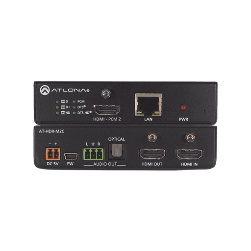DOLBY/DTS TO 2CH DOWN-CONVERTER W/4K AND HDR CAPABILITIES-VoIP - Telefonía IP - Videoconferencia-ATLONA-AT-HDR-M2C-Bsai Seguridad & Controles