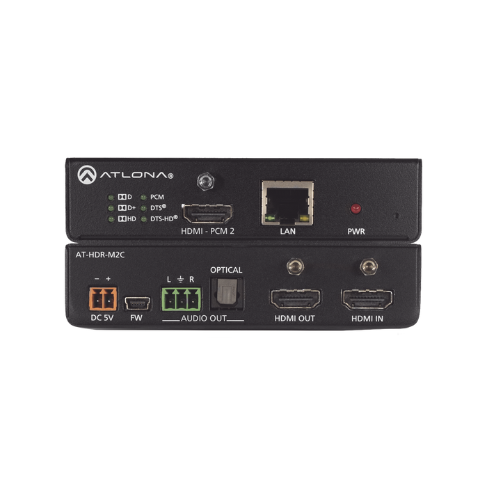 DOLBY/DTS TO 2CH DOWN-CONVERTER W/4K AND HDR CAPABILITIES-VoIP - Telefonía IP - Videoconferencia-ATLONA-AT-HDR-M2C-Bsai Seguridad & Controles