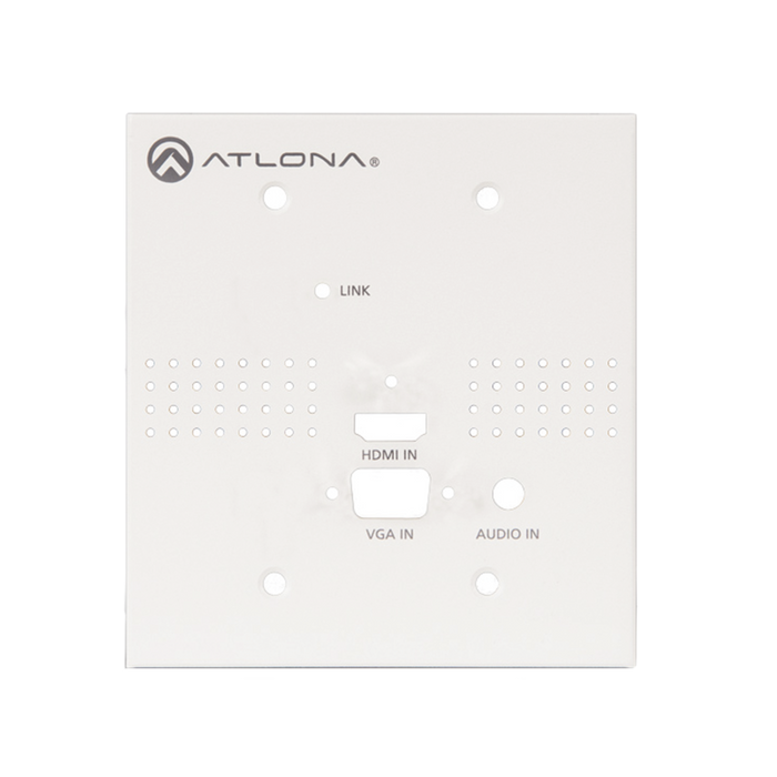ATLONA US PLATE ; WITHOUT BUTTON HOLES FOR THE AT-HDVS-TX-WP.-VoIP - Telefonía IP - Videoconferencia-ATLONA-AT-HDVS-TX-WP-NB-Bsai Seguridad & Controles